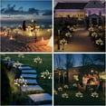 thumbnail image 6 of Solar Garden Lights Decorative, Solar Flower Lights Garden Decor 6Pack, 120Led Solar Powered Outdoor Lights Waterproof,Outdoor Solar Lights for Yard, Pathway,Lawn Solar Garden Decorations, 6 of 9