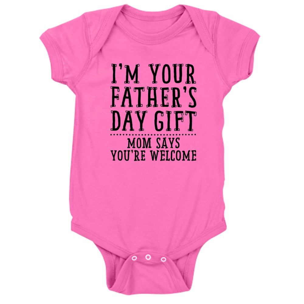 CafePress I'm Your Father's Day Gift Baby Football Bodysuit 324157028 