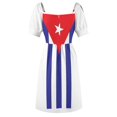 thumbnail image 6 of Cuban Flag Sleeveless Dress Women dresses summer long sleeve dresses, 6 of 7