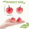 thumbnail image 2 of 20pcs Mini Red Apples 1.4x1.7 Inch Artificial Decorative Plastic Fruits Realistic Small Dector Faux Apples, 2 of 5