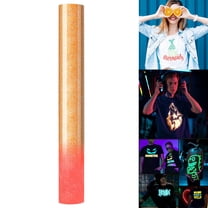 Lssam Puffy Iron on Vinyl Bundle, Glow in The Dark Heat Transfer Vinyl with Metallic & Glitter Puff HTV, Permanent Luminous Sheets for DIY Party Shirts and Fabric