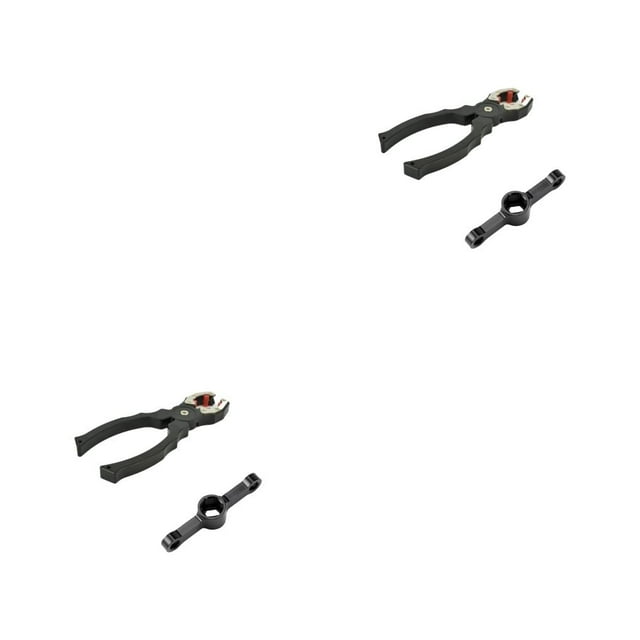 Vogacara Dron multifunción alicate Motor portátil abrazadera fija juego de llaves aleación de aluminio reemplazo para F550 negro Negro 2Conjunto