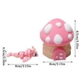 thumbnail image 3 of 3D Printed Cute Mushroom House with Dragon Figurine, Whimsical Desk Sculpture, Plastic Fantasy Home Decoration, Tabletop Ornament, Seasonal Gift, Desktop Display, Home & Office Decor, 3 of 6