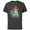 Charcoal, variant on Disney Princess Cinderella Rainbow Turn Up Your Magic- Short Sleeve Cotton T-Shirt for Adults - Customized-Black