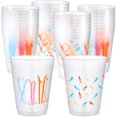 thumbnail image 1 of wonima02 24 Pcs Apres Ski Cups Plastic Bulk Reusable Frost 16 oz Holiday Party Camping Frosted Plastic Cups for Sport Holiday Party Decoration Supplies, 1 of 1