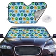 thumbnail image 2 of Haiem Cartoon Monster Car Windshield Sun Shade - Blocks UV Rays Sun Visor Protector, Sunshade to Keep Your Vehicle Cool, Universal Fit SUV Van Sedan-Medium, 2 of 7