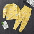 thumbnail image 1 of Conjunto de ropa interior para niños Ropa de otoño de algodón para bebés Pantalones de otoño para niños y niñas Pijamas de primavera y otoño Pantalones de protección abdominal de cintura alta Ropa de, 1 of 6