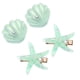 thumbnail image 1 of 4 horquillas para el pelo con forma de estrella de mar y concha para mujeres y niñas., 1 of 6