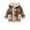 Coffee B, variant on WRKEKC Girls and Boys Plaid Fleece Jacket Long Sleeve Hooded Winter Coat Warm Thick Cozy Outerwear with Fuzzy Lining and Pockets for 4-12 Years Fall and Winter