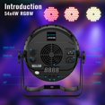 thumbnail image 3 of BETOPPER 54x4W RGBW 4-in-1 DMX LED Stage Lights High CRI Par Light CRI/RA>90 RGBW 4in1 Ultra-Bright LED Stage Lighting, Up to 500, 3 of 9