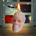 thumbnail image 5 of Halloween Scented Candle - Brain & Skull Design, Beeswax & Soy Wax Blend, Aromatherapy Gift for Men Women, Holiday Home Decor, Clean Burning, Festive Party Centerpiece, 25g/68g Options, 5 of 6