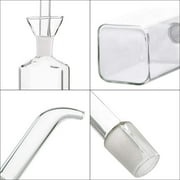 LandHope Oil Bottle Glass with Spout Olive Oil Vinegar Dispenser for Kitchen and BBQ (250ml/8.54oz)