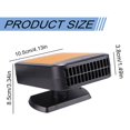thumbnail image 3 of Portable Car Heater 200W Fast Heating Car Heaters For Vehicle 12V Car Heater That Plugs Into With 360° Rotatable Base 2 In 1 Heating/ Function, 3 of 9