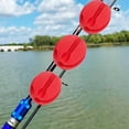 thumbnail image 2 of 3PCS Silicone Fishing Rod Holder Ball Straps with 5 Holes, Portable Fishing Rod Fixed Ball, Multi Function Rubber Fishing Pole Clips, Fly Fishing Accessories for Holding & Protecting Poles, 2 of 4