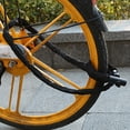 thumbnail image 4 of 1pc Mountain Bike Lock, Practical Anti- Mountain Bike Folding Bike Chain Locks Durable Key Clamping for, 4 of 6