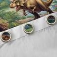 thumbnail image 4 of Erosebridal Wild Dinosaur Black Out Curtains for Kids, Ancient Jungle Wildlife Curtains Pack of 2 (42x63 Each), 4 of 6