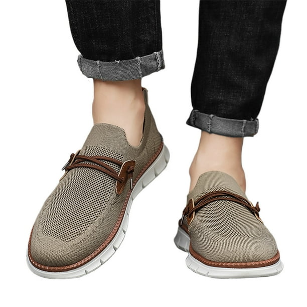 Mocasines deportivos WDOplteas sin cordones Transpirables hombre