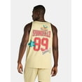 thumbnail image 3 of Bart Simpson Men's Front and Back Graphic Basketball Jersey, Sizes S-XXL, 3 of 3