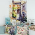 thumbnail image 2 of Designart ' Idyllic and Rustic Italian VIllage ' Country Canvas Wall Art Print, 2 of 4