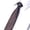 Dark Brown, variant on Yongchuantie 2.36" High-quality Men's Skinny Necktie Dark Brown Checkered Pattern Business Banquet 6CM Slim Tie