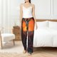 thumbnail image 4 of Balery Tree Hollow Meditating Giraffe Pantalones de pijama para mujer, pijamas ultraligeros, pantalones de estar por casa-Large, 4 of 6