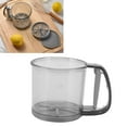 thumbnail image 4 of Flour Sifter, Stable 6 Sided Structure Flour Sifter Cup Uniform Sieve Holes Semi Automatic  for Baking Pastry Tools, 4 of 7