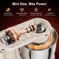 thumbnail image 3 of Honinst Stand Mixer, 4 QT 10+P Speeds with Tilt-Head Electric Mixer, 3-In-1 Kitchen Mixer with Dough Hook, Whisk, Beater, Bowl for Baking, Cake and Most Home Cooks, 3 of 8