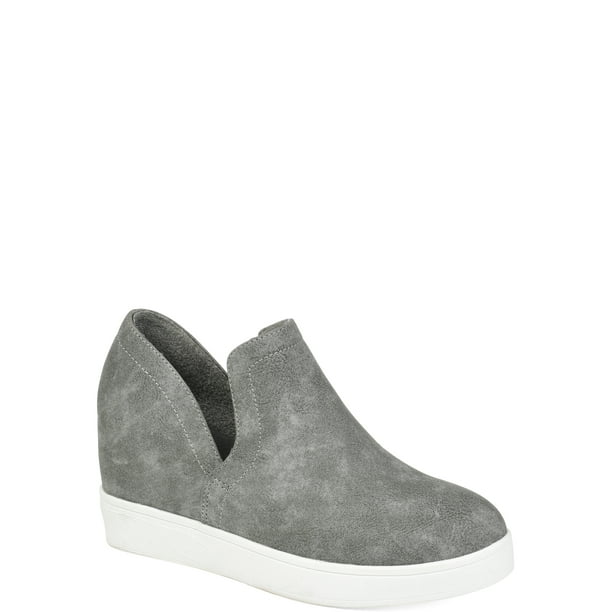 side slit sneaker wedges