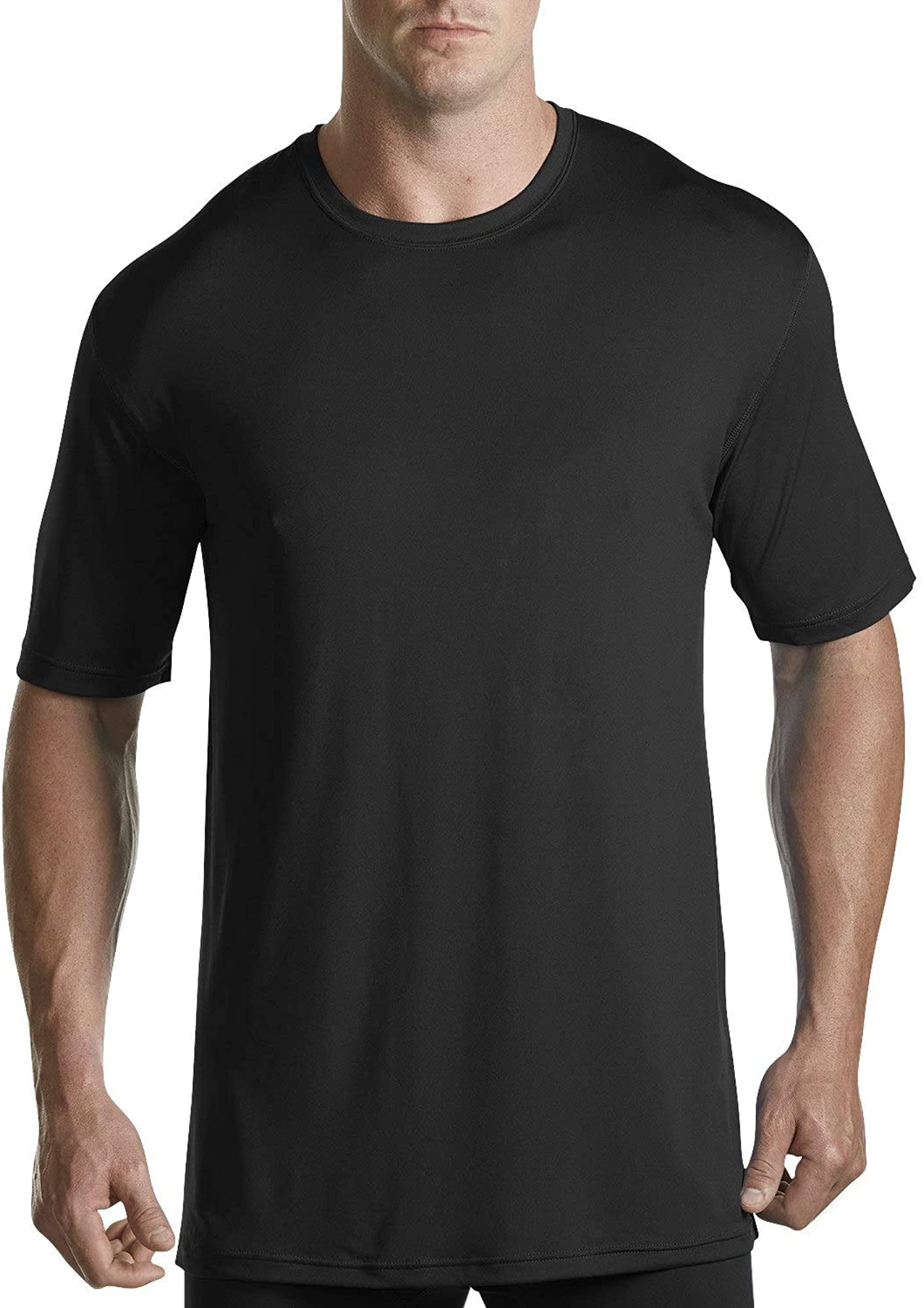 Essentials Mens Big & Tall Performance Cotton Short-Sleeve T-Shirt fit by DXL