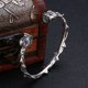 thumbnail image 2 of Brazalete de esqueleto de diseño Retro hecho a mano "Ghost Night Walk", brazalete ancho de apertura creativa dominante retro para hombre, 2 of 5