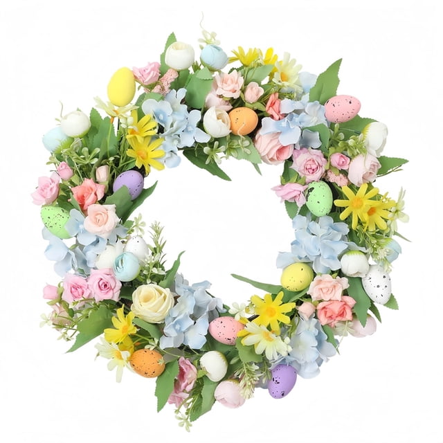 Summer Easter Decoration For Your Courtyard Door Window Floral With Material Holiday Festive Display