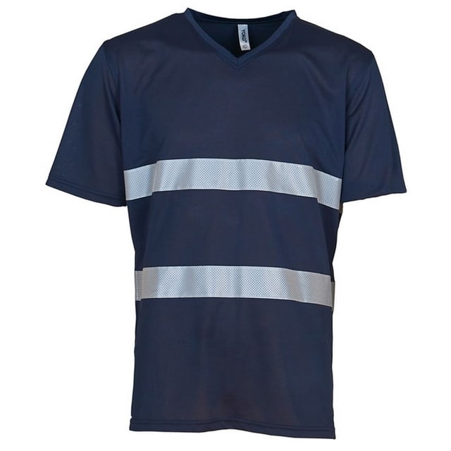 Yoko - Camiseta Alta Visibilidad de Ligero para Hombre (Marino)