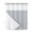 Gray,, variant on No Hook Shower Curtain, Terracotta Solid Color Long Bathtub Curtains with Snap in Liner, Modern Minimalist Pure Color Waterproof Washable Fabric Bathroom Curtain Set, 72" x 78"