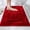 Red, variant on Bathroom Rugs Set with U-Shaped Mat, Non Slip, Quick Drying, Ultra Soft and Water Absorbent Bath Rug Mat Carpet Machine Washable(16"x24",Red)