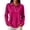Hot Pink, variant on UDAUDU Women's Golf Shirt Long Sleeve Collared Golf Shirts Fall Fashion 3 Button Work Blouses Business Casual Polo Shirt Light Green S