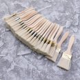 thumbnail image 2 of Juego de 23 pinceles de cerdas planas con mango de madera para paredes y muebles de 2 pulgadas, 2 of 5