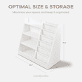 thumbnail image 7 of Comfy Cubs Kids Bookshelf 35.2 x 15.7 x 31.5 in - Montessori Book Shelf Storage Organizer - White, 7 of 7