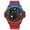 Red, variant on Findtime Man Watch for Men Sports Quartz Wristwatch Outdoor Waterproof Military Digital Watches Dual Time and Stopwatch Alarm Clock