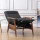 thumbnail image 4 of Sillón reclinable Comfort Pointe Fairview de piel de primera calidad, color negro, 4 of 9