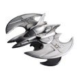 thumbnail image 1 of Réplica de vehículo QMx Batman Batwing, metal plateado, 17 cm, adulto, 1 of 1