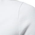 thumbnail image 6 of safuny Men's Slim Cotton Basic Shirts Sports Running Stretch Summer Solid Tees Turn Down Neck Pullover Holiday Fashion Short Sleeve Shirts Clothing White L, 6 of 8