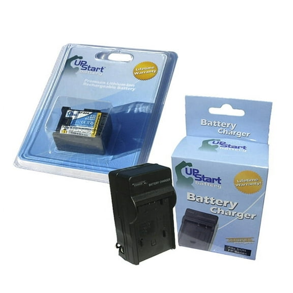 Canon FS300 Battery and Charger - Replacement for Canon BP-808 Digital Camcorder Batteries and Chargers (Decoded, 890mAh, 7.4V, Lithium-Ion)