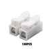 thumbnail image 2 of Moyic Conector de Cable rápido de 100 Uds., bloque de terminales de Cable, abrazadera de 2 vías, empalmes ligeros profesionales, terminales Electrodomésticos, 2 of 6