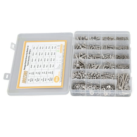 

Screw Nut Washer Wrench Kit 884 Pcs 8mm 12mm 16mm 20mm Half Round Head Screws Nuts Washers Wrench For Furniture Installation