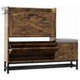 thumbnail image 1 of Qinaqin Farmhouse-Style Antiseptic Madera Shoe Gabinete con Bench y 2 Vuelco Cajones para Entryway cm de Alturaallway o Living Sala, 1 of 7