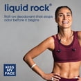 thumbnail image 3 of Kiss My Face Liquid Rock Roll-On Deodorant, Patchouli, 24-Hour Odor Protection, Aluminum-Free, Vegan & Cruelty-Free, 3-Pack, 3 fl oz, 3 of 4