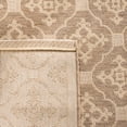 thumbnail image 5 of SAFAVIEH Courtyard Alastar Geometric Indoor/Outdoor Area Rug, 6'7" x 9'6", Brown/Cream, 5 of 9