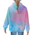 thumbnail image 7 of Mercatoo Girls Ribbed Hoodie Clothes Cute Cotton Soft Pullover Sweatshirts Teen Kids Long Sleeve Hoodie Tops with Pockets, 7 of 7