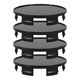thumbnail image 1 of BESTYASH 4Ud Cubiertas Plásticas Negras Para Cubo De Compatibles Con Autos, 1 of 8