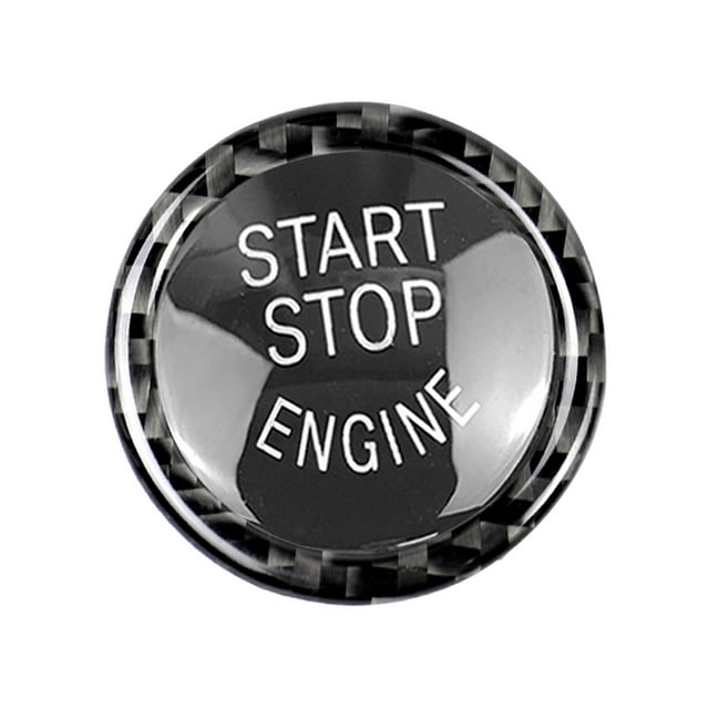 Engine Start Stop Button Cover Cars Styling Sticker Fit for E90 E92 Black